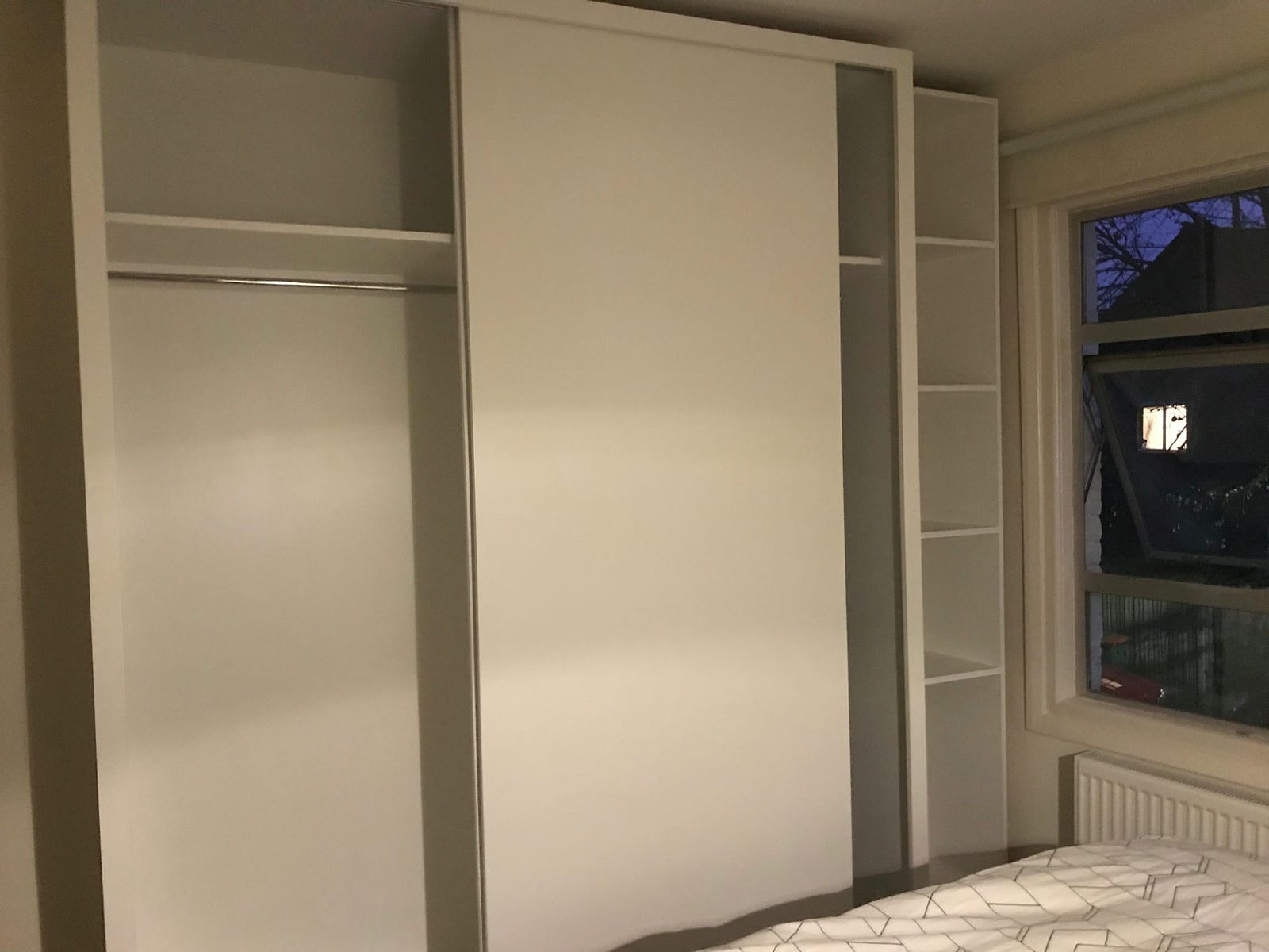 Interior fit-out with hanging, drawers and trouser rail, Wanstead Park