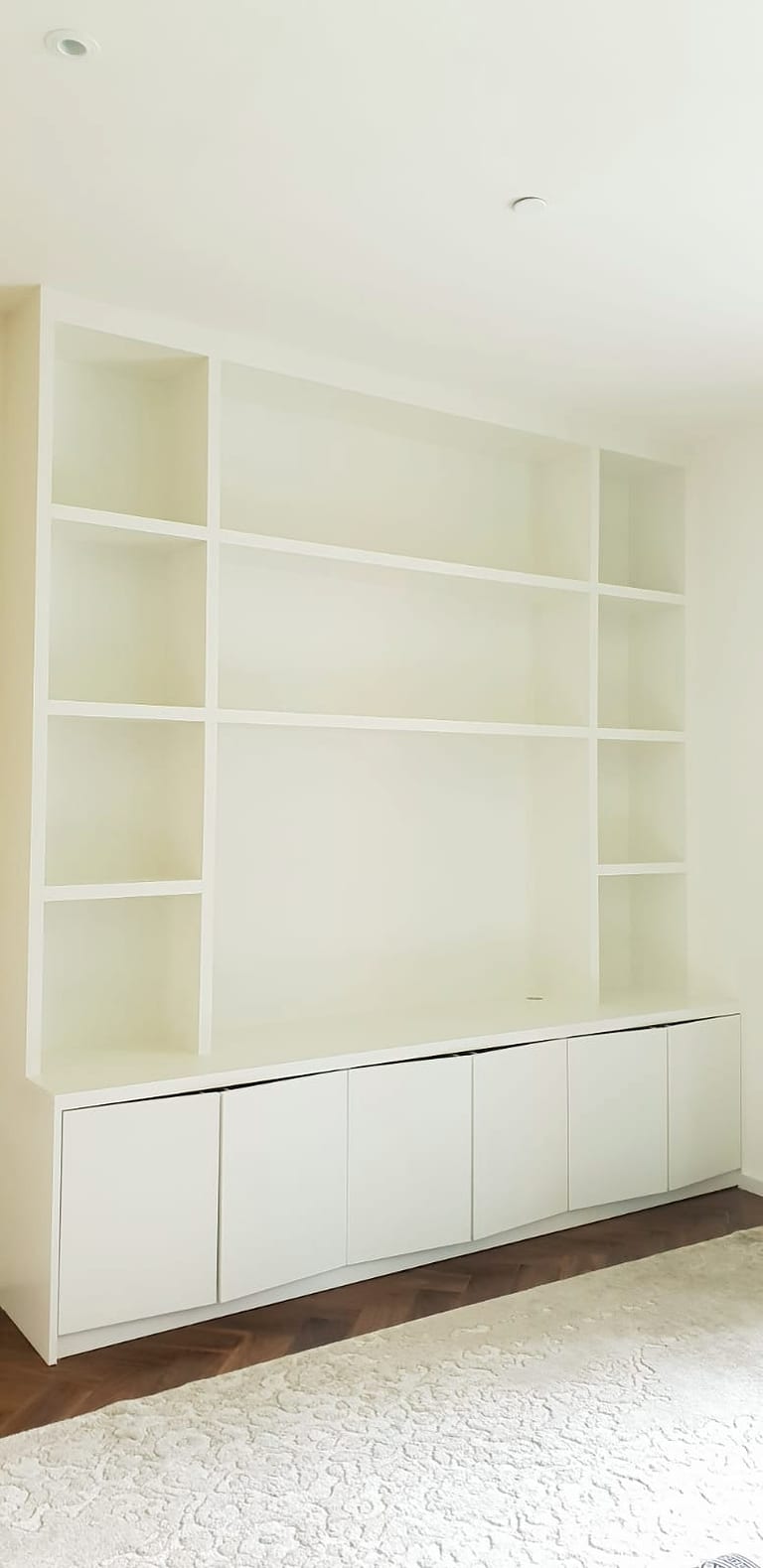 Detail of mirror panel framing and finish, Ealing W5