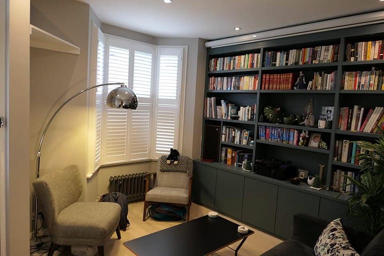 Wardrobe elevation showing door alignment, Forest Gate E7
